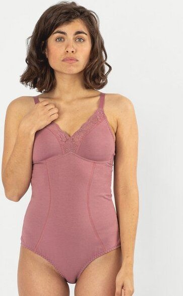 erlich textil Eleonora Body mit Spitze aus Bio-Baumwolle, made in Europe