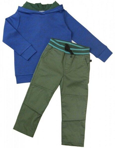 Enfant Terrible Hose in waldgrün gefüttert und sehr robust