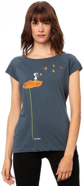 FellHerz Damen T-Shirt Schwalbenzug Bio Fair