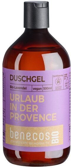 benecosBIO - Duschgel Lavendel - URLAUB IN DER PROVENCE – vegan - rPET