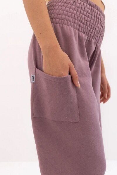 paigh Warme Loungewear Haremshose Pflaume