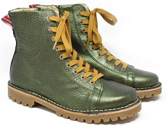 Grünbein Shoes Schnürboots Noa II lose Einlage grün