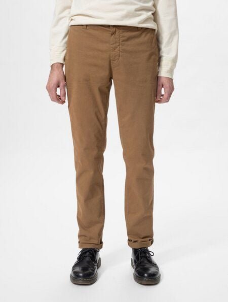 Nudie Jeans Easy Alvin Chino Hose - Tobacco