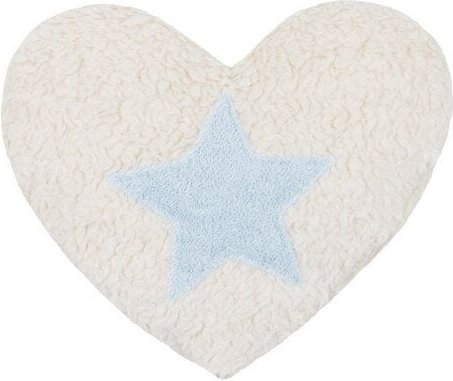 Efie Kirschkern-Wärmekissen Stern blau, kbA (organic), Made in Germany