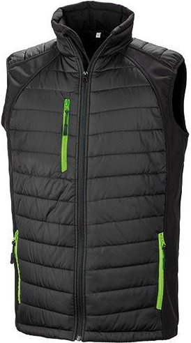 Result Genuine Recycled Herren Weste Steppweste Atmungsaktiv Wasserabweisend Bodywarmer bis Größe 4XL Wattiert Padded Üb...