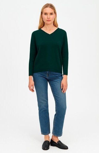 Komodo Merino-Pullover mit V-Auschnitt Modell: Natty