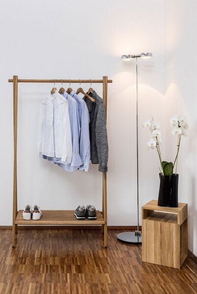 Thumbnail - kleiderleiter_de Garderobe, Kleiderständer LINUS aus Eiche