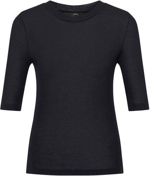 LANIUS Halbarm-Stehkragenshirt