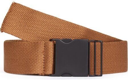 Will's Vegan Shop 4cm Tencel & Metall-Clip-Gürtel