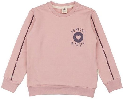 Kinder Sweatshirt GOTS-zertifiziert aus Bio-Baumwolle rosé mit Katzen-Motiv „Cute Cats“ – Walkiddy