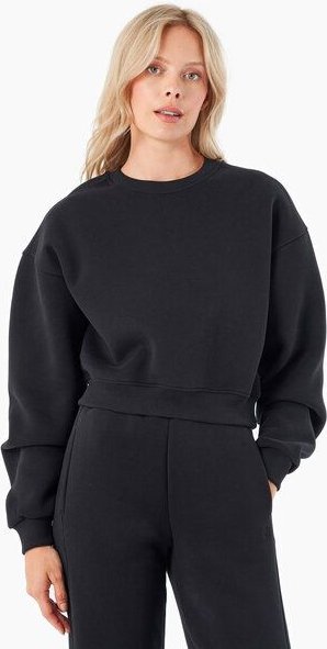 ORGANICATION SILLIVIA | Essentials Crop-Sweatshirt aus Bio-Baumwolle und recyceltem Polyester