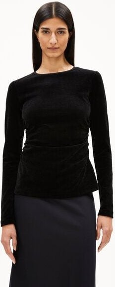 ARMEDANGELS ADAAJA LORA VELVET Damen Longsleeve aus Bio-Baumwoll Mix
