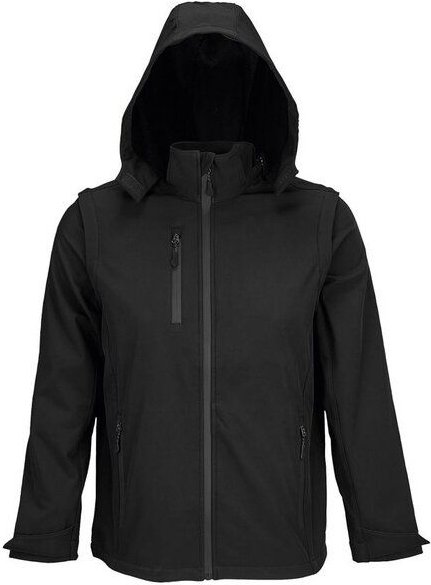 Sol's Softshell - Systemjacke Wanderjacke Trekkingjacke Winterjacke 3 in 1 Wasserabweisend und Atmungsaktiv Ärmel und Ka...