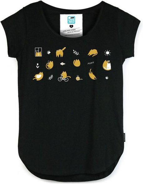 GARY MASH Shirt Asheville Katzenliebe aus Biobaumwolle