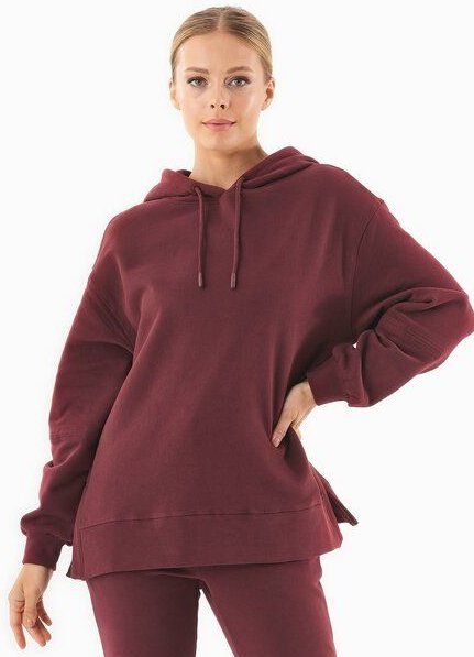 ORGANICATION Sweathoodie aus Bio-Baumwolle mit Ballonärmeln