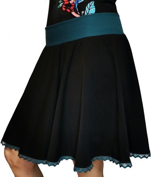 liebewicht weiter Rock aus Bio Jersey für Damen