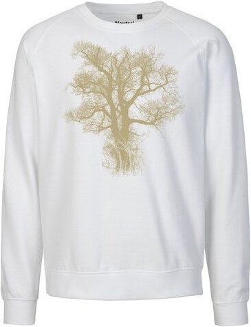 Peaces.bio - handbedruckte Biomode Bio Damen Sweatshirt Loose Fit Chestnut