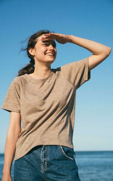 Kopyto KAMELEON Damen T-Shirt aus 100% RWS-zertifizierter Merinowolle