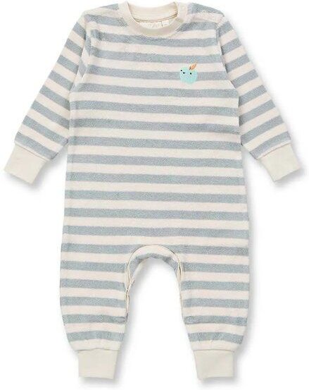 sense-organics Baby Strampler geringelt , Modell VIKTOR