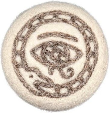 Wooliie Handgefertigter Ball aus 100 % naturbelassener Schurwolle – Ouroboros