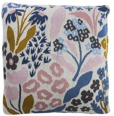 TRANQUILLO Kissenbezug LILAE FLEUR aus Biobaumwolle (KUS875)