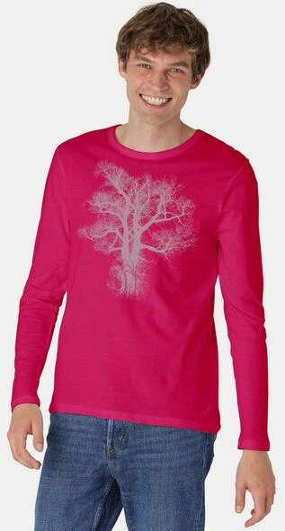 Peaces.bio - handbedruckte Biomode Bio-Herren-Langarmshirt "Chestnut"