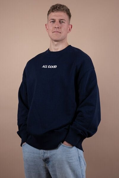 LITSCHI DESIGNS ALL GOOD SWEATER NAVY