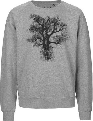Peaces.bio - handbedruckte Biomode Bio Herren-Sweatshirt Chestnut