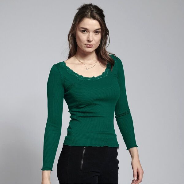 Kokon Zwo Langarmshirt 70% Seidenrippe (peacesilk), 30% Baumwolle (kbA)