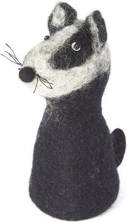 short'n'pietz Dachs als Filz Eierwärmer