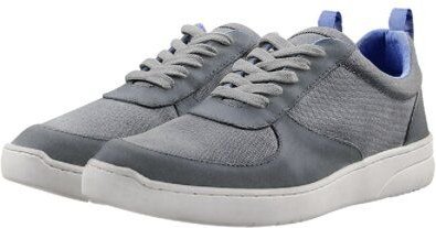 MELA Fairtrade Sneakers Damen & Herren Leder Grau