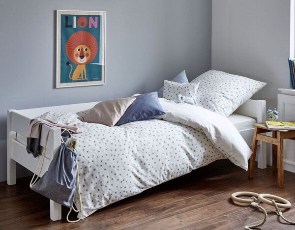 Cotonea Bio Satin-Kinderbettwäsche Sternchen