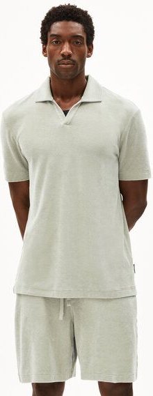 Thumbnail - ARMEDANGELS MAARKOS POLO TERRY - Herren Sweatshirt aus Bio-Baumwolle