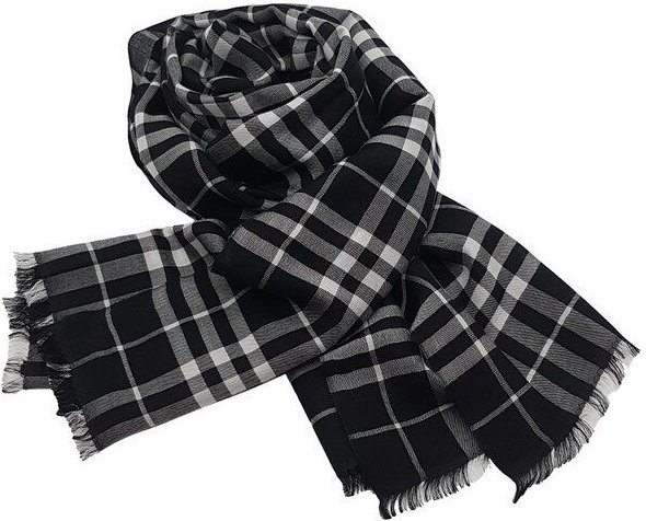 Thumbnail - Frida Feeling Klassischer Seidenschal mit Karomuster