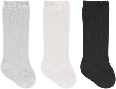 bistyle Baby-Socken Knielange Babysocken, 3er Pack ,zertifiziert, hoher Baumwollanteil