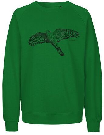 Peaces.bio - handbedruckte Biomode Bio Herren-Sweatshirt Sperber
