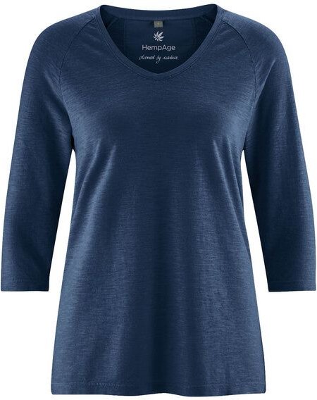 HempAge Raglanshirt mit 3/4-Arm Hanf/Biobaumwolle