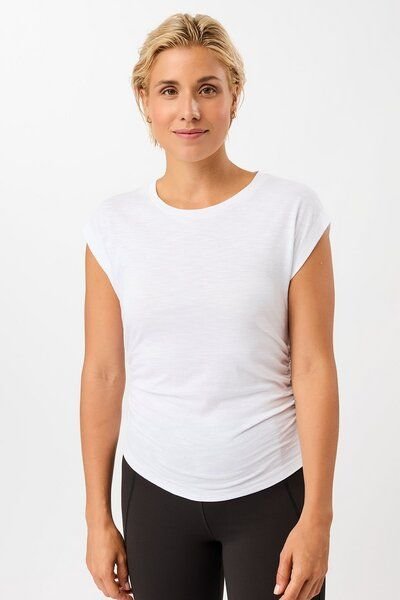 Mandala Side Ruffled Top