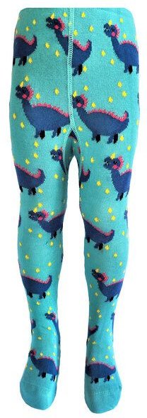 BLS Organic Kinderstrumpfhose im Dinosaurier-Design