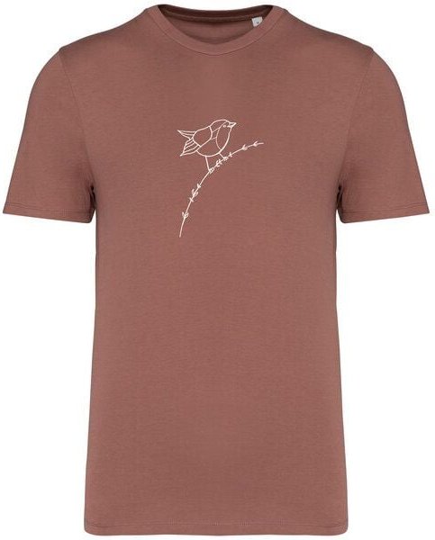 Brandless Basic Bio T-Shirt Rotkehlchen Nr. 4 ( 155 g/m²)