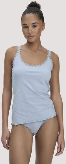 hessnatur Tanktop COTTON FEELING LACE aus Bio-Baumwolle