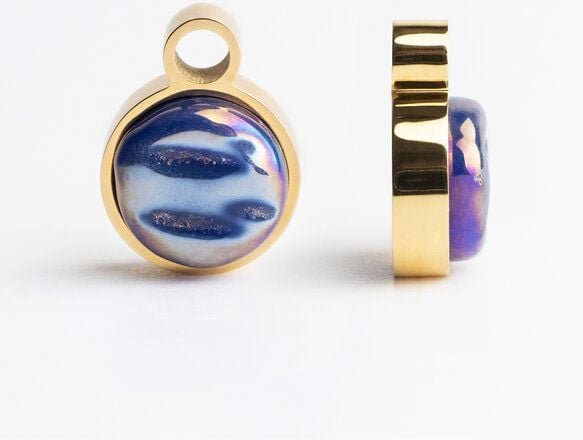 ALEXASCHA Anhänger für Ohrringe | Mix & Match Charms | Gold