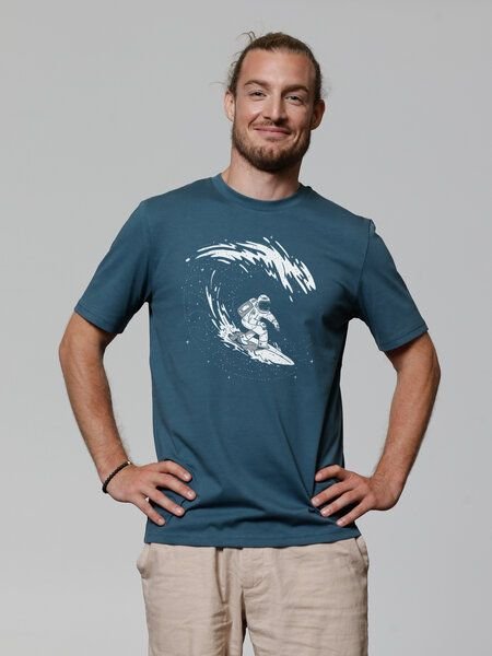watapparel T-Shirt Unisex Surfing Spaceman