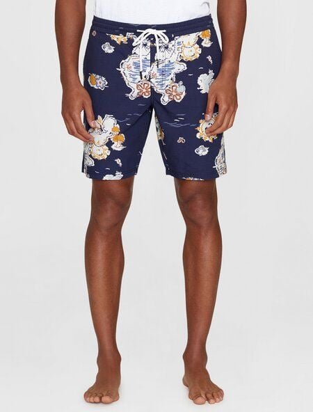 KnowledgeCotton Apparel Badeshorts BOARDWALK aus Bio-Baumwolle
