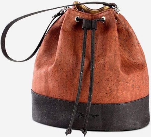 corkor Bucket Bag Damen Umhängetasche aus Kork