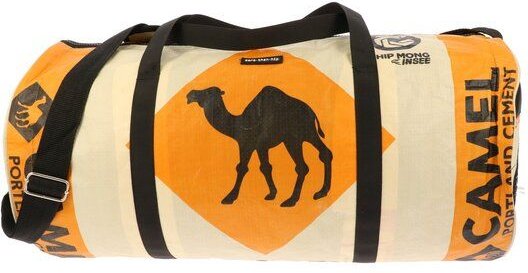 MoreThanHip Wochenend- oder Sporttasche 40L aus recycelten Zement-oder Tierfuttersäcken - Jumbo