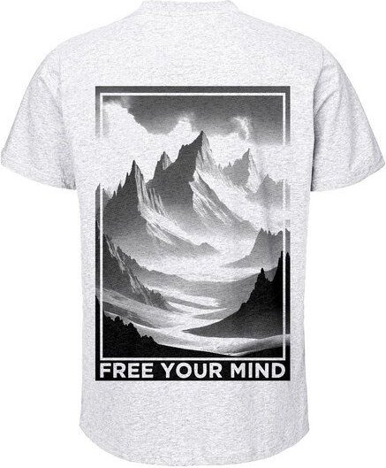 HANDGEDRUCKT "Free Your Mind" Unisex T-Shirt von Neutral