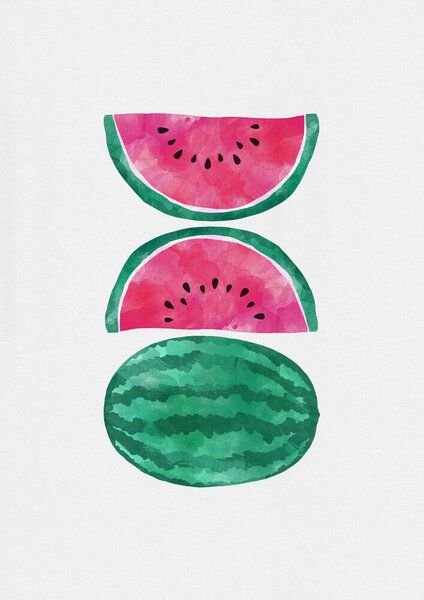 Photocircle Wandbild / Kunstdruck / Poster / Leinwand - Watermelons