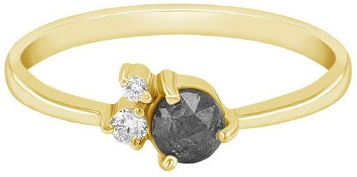 Eppi Zarter Ring mit Salt and Pepper Diamant Adnan