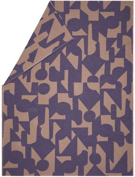 David Fussenegger LUCA Flanelldecke “abstrakt“ 200 x 140 cm aus Recyclingbaumwolle